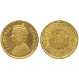 G INDIAN COINS, BRITISH INDIA, Victoria, Gold Mohur, 1888B, 11.65g (SW 6.15). Small area of