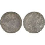 WORLD COINS, RUSSIA, Anna (1730-1740), Silver Rouble, 1731, Moscow, 25.28g (Bit 40; Sev 1073; Uzd