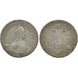 WORLD COINS, RUSSIA, Catherine II (1762-1796), Silver Rouble, 1768 C??-??, St Petersburg (Uzd