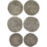 BRITISH COINS, Elizabeth I, Silver Threepences (2), third and fourth issues, 1572, initial mark