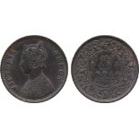 INDIAN COINS, BRITISH INDIA, Victoria, ½-Anna (4), 1875C (2), 1876C (2) (KM 468; Pr 583, 584). First