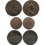 BRITISH TOKENS, 18th Century Tokens, England,  Middlesex, Skidmore, Copper Halfpenny, 1795, obv St