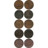 BRITISH TOKENS, 19th Century Tokens, England, Cornwall, Scorrier House, Copper Penny, 1811, obv