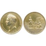 COMMEMORATIVE MEDALS, British Historical Medals, George IV, Visit to Scotland, Gilt-silver Medal,