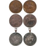 BRITISH TOKENS, 18th Century Tokens, England,  Norfolk, Blofield, Silver Halfpenny, 1796, early