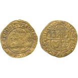 BRITISH COINS, James I, Gold Quarter-Laurel of Five Shillings, third coinage (1619-1625), laureate