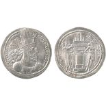ISLAMIC COINS, SASANIAN, Sasanian Kings, Shapur I (240-272 AD), Silver Drachm, crowned bust right,