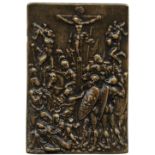 COMMEMORATIVE MEDALS, World Medals, Italy, Renaissance, North Italy, The Crucifixion, rectangular