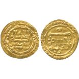 ISLAMIC COINS, ABBASID CALIPHATE, al-Muqtadir (295-320h), Gold Dinar, Madinat al-Salam 307h, 2.