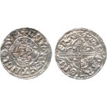 BRITISH COINS, Anglo-Saxon, Canute, Silver Penny, Quatrefoil type (c.1017-1023), Wareham mint,