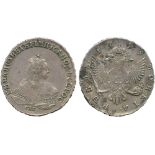 WORLD COINS, RUSSIA, Elizabeth (1741-1761), Silver Rouble, 1749 ??? (Bit 264; Sev 1541; Uzd 0820).