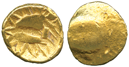 BRITISH COINS, Celtic Coinage (European), Bohemia, The Boii (2nd Century BC), Gold ?-Stater, shell