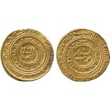 † ISLAMIC COINS, FATIMID, al-‘Adil Abu Bakr I (596-615h), Gold Dinar, al-Qahira 615h, 4.66g (A 801.