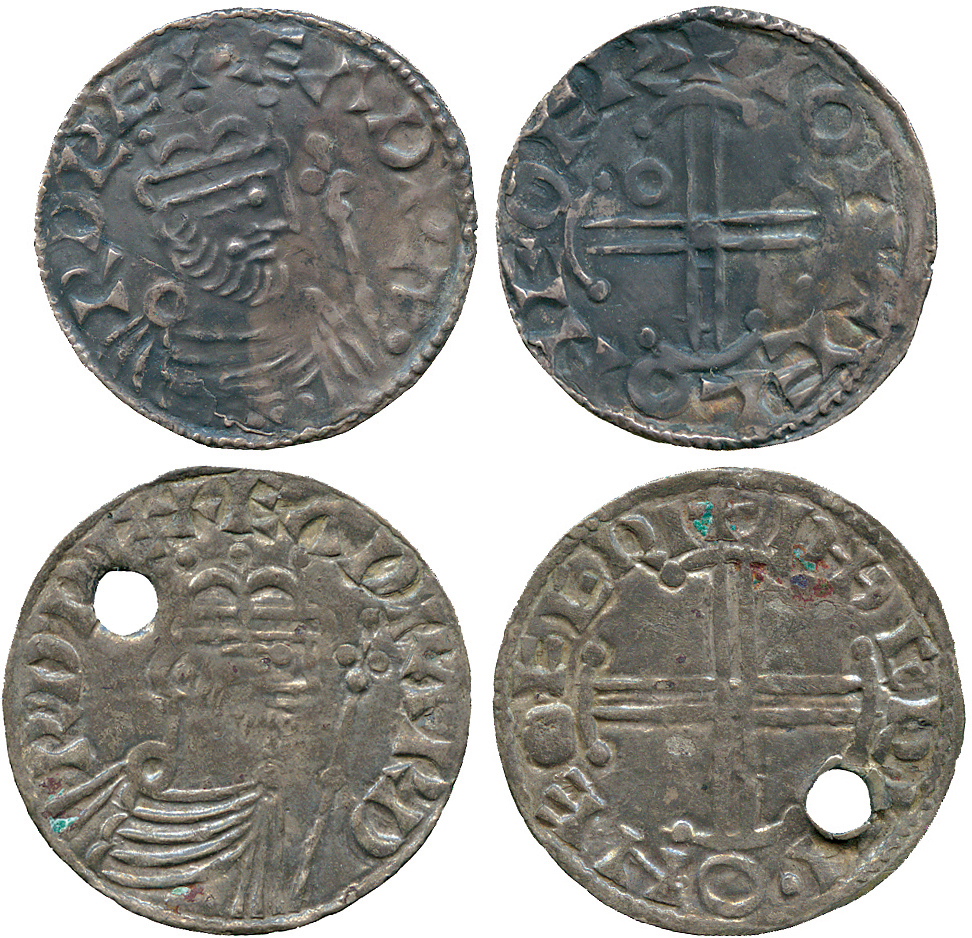 BRITISH COINS, Anglo-Saxon, Edward the Confessor, Silver Pennies (2), Hammer Cross type (1059-1062),