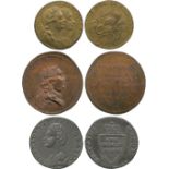 BRITISH TOKENS, 18th Century Tokens, England,  Middlesex, National Series, Skidmore, Copper