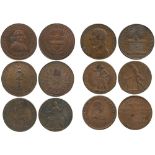 BRITISH TOKENS, 18th Century Tokens, England,  Middlesex, Political and Social Series, Copper
