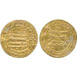 ISLAMIC COINS, ABBASID CALIPHATE, al-Muqtadir, Gold Dinar, Qumm 310h, 2.88g (Bern 242Mn; A 245.2).