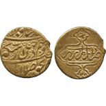 ISLAMIC COINS, ZAND, Karim Khan, Gold ½-Mohur, Rasht 1180h, 5.43g (A 2789). Good very fine.