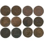 BRITISH TOKENS, 18th Century Tokens, England,  Middlesex, Robert Orchard, Copper Farthing (4), obv