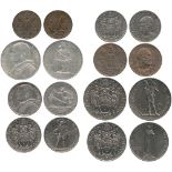 WORLD COINS, ITALY, Vatican, Vatican City and Sede Vacante Silver, Nickel, Stainless Steel and