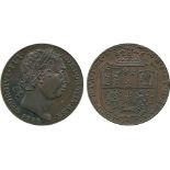 BRITISH COINS, George III, Copper Pattern Shilling, by Milton, struck on a thick flan, large