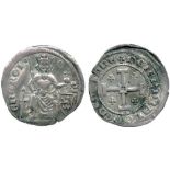 WORLD COINS, CRUSADER COINS OF CYPRUS, Peter I (1359-1369), Silver Gros petit, pierced crosslet at