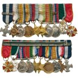 MILITARY MEDALS, MINIATURE MEDALS & GROUPS, A Pleasing Great War and WW2 Royal Naval Reserve