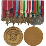 MILITARY MEDALS, AWARDS FOR GALLANTRY OR DISTINGUISHED SERVICE, An Important WW2 OBE and 'Italy' MID