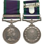 MILITARY MEDALS, CAMPAIGN MEDALS & GROUPS, GENERAL SERVICE MEDAL, 1962-2007, single clasp,