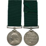 MILITARY MEDALS, SINGLE DECORATIONS AND MEDALS AWARDED FOR LONG OR MERITORIOUS SERVICE, VOLUNTEER