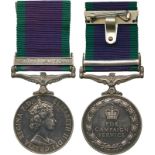 MILITARY MEDALS, CAMPAIGN MEDALS & GROUPS, GENERAL SERVICE MEDAL, 1962-2007, single clasp,