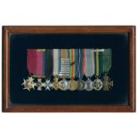 MILITARY MEDALS, MINIATURE MEDALS & GROUPS, A Pleasing Miniature Great War CB and DSO Group of 10