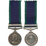 MILITARY MEDALS, CAMPAIGN MEDALS & GROUPS, GENERAL SERVICE MEDAL, 1962-2007, single clasp, Dhofar (