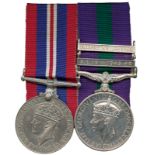 MILITARY MEDALS, CAMPAIGN MEDALS & GROUPS, An Interesting WW2 Palestine and S E Asia GSM Pair