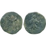 COINS, 錢幣, INDIA – PORTUGUESE, 印度 - 葡屬, Goa, João IV: Silver 2-Tangas, 1650, Obv arms and GA, Rev