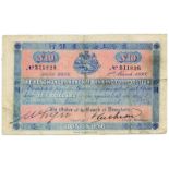 BANKNOTES, 紙鈔, CHINA - HONG KONG, 中國 - 香港, Hongkong & Shanghai Banking Corporation 香港上海匯豐銀行: $10,