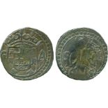 COINS, 錢幣, INDIA – PORTUGUESE, 印度 - 葡屬, Goa, João IV: Silver 2-Tangas, 1652, Obv arms and GA, Rev