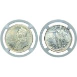 COINS, 錢幣, UNITED STATES OF AMERICA, 美國, USA: Silver 50-Cents, 1928, Hawaii Sesquicentennial. In NGC