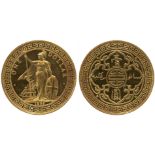 COINS, 錢幣, GREAT BRITAIN, 英國, Trade Coinage: Gold British Trade Dollar 金質英國貿易銀圓, 1895, off metal