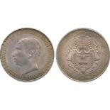 WORLD COINS, Cambodia,Norodom I (1860-1904), 45th Anniversary of his Reign, Silver Medal of 4-