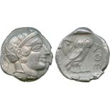 ANCIENT COINS, Greek, Attica, Athens (c.449-415 BC), Silver Tetradrachm, head of Athena facing