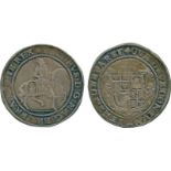 BRITISH COINS, James I, Silver Halfcrown, third coinage (1619-1625), king on horseback right with