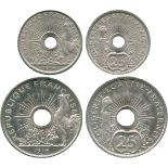 FRENCH COINS, Essais and Piedforts, Third Republic, Nickel Essai 25-Centimes (2), 1914, by Pillet,