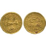 WORLD COINS, Austria and Holy Roman Empire, Kremnitz, Gold ¼-Ducat, c.1740, by Jeremias Roth von