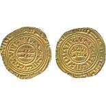 WORLD COINS, Crusades, Crusader Coins, Anonymous, Gold Bezant or Dinar, third phase in the style