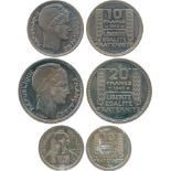 FRENCH COINS, Essais and Piedforts, Provisional Government, Cupro-nickel Essai 20-Francs, 1945, by