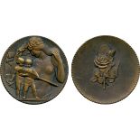 WORLD COMMEMORATIVE MEDALS, Art Medals, Bronze Medal by Pierre Turin (1891-1968), female figure