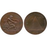 FRENCH COINS, Essais and Piedforts, Republic, Copper Essai Monneron Monnaie de Confiance 2-Sols,