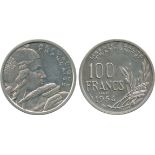 FRENCH COINS, Essais and Piedforts, Fourth Republic (1947-1959), Cupro-nickel Piedfort Essai 100-