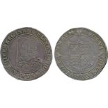 BRITISH COINS, Elizabeth I, Silver Halfcrown, mintmark 1 (1601), elaborate crowned bust left,